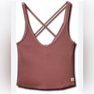 Vuori Rib Crop Tank - Size Small